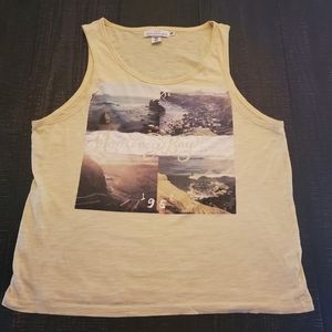 H&M yellow tank top